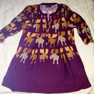 Moose pullover shirt L